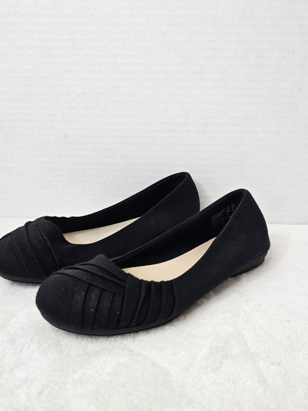 🖤AE American Eagle Womens Shoes Black Fabric Ballet Flats Size 6W